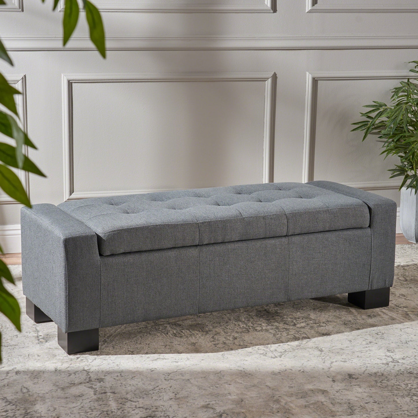 Cozy Guernsey Ottoman