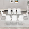 Sleek Glass Dining Table for Stylish Gatherings