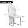 Chic White Dining Chair Set