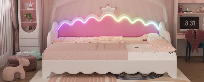 Fairy Princess Daybed with LED Lights