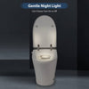 Smart Heated Toilet with Foot Flush and Night Light