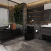 Matte Black Dual-Flush Comfort Toilet