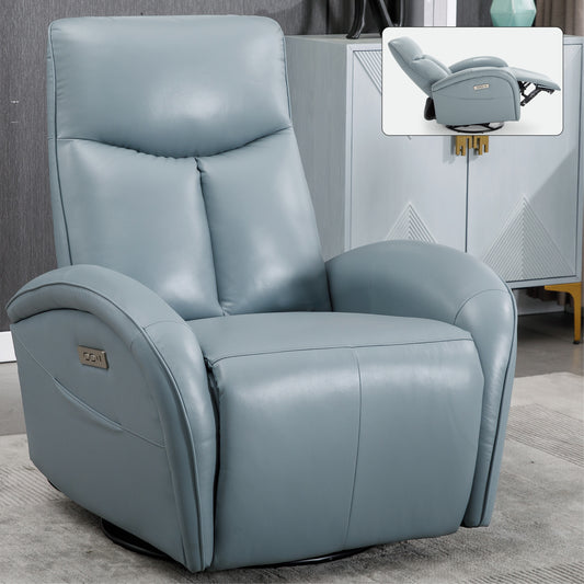 Ultimate Comfort Swivel Recliner with USB Charging