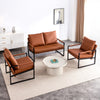 Chic Duo Sofa with Cushions