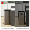 Soft Close Stainless Steel Kitchen Trash Can