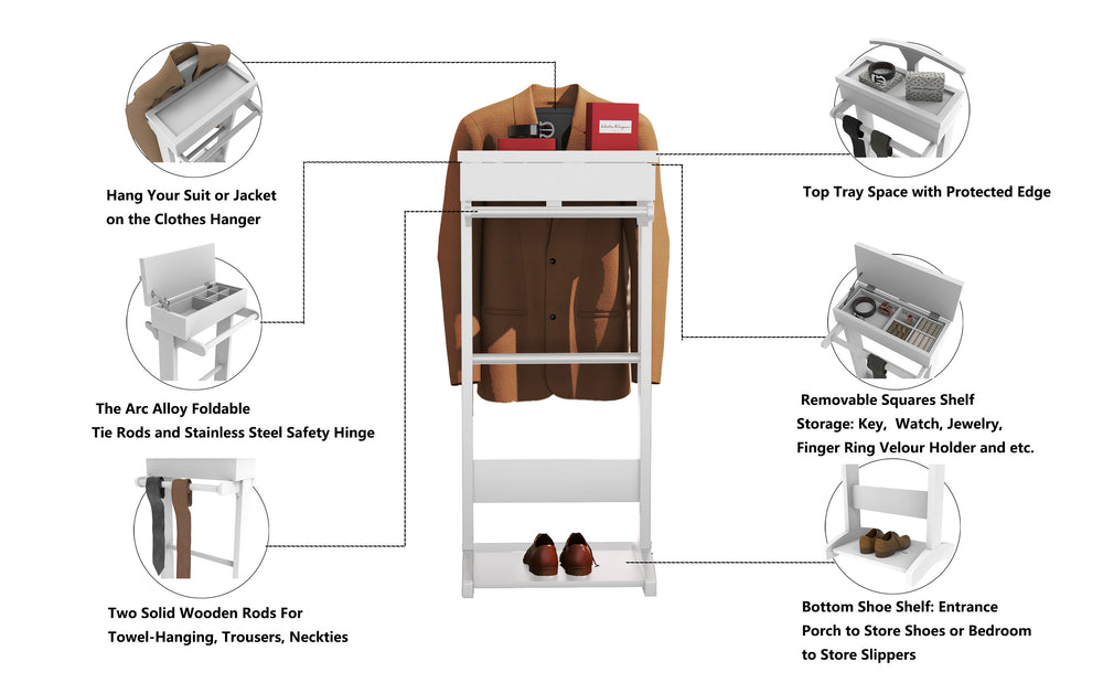 Chic Closet Helper - Portable Garment Rack & Storage Stand