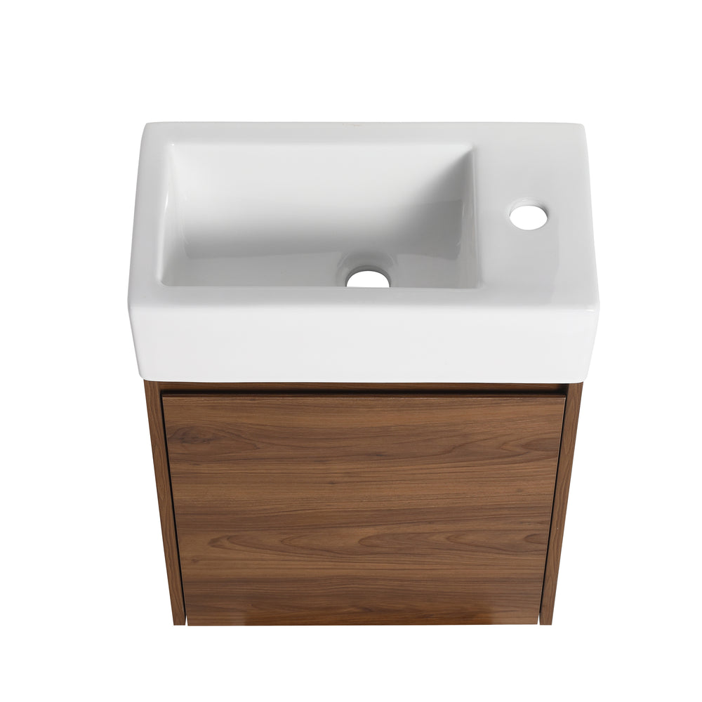 Compact Elegance: Floating Bathroom Vanity