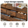 Rustic Chic Wooden Dresser with 7 Spacious Drawers