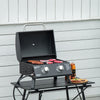 Outsunny Portable 2-Burner Gas Grill - Perfect for Camping & Picnics