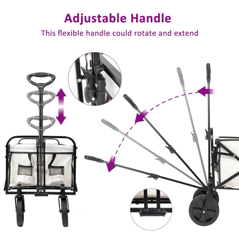 Ultimate Collapsible Garden Wagon - Heavy-Duty, Easy to Maneuver!