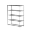 Sturdy Rolling Shelves - Heavy-Duty 5-Layer Organizer with Adjustable Feet