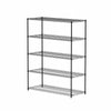Sturdy Rolling Shelves - Heavy-Duty 5-Layer Organizer with Adjustable Feet