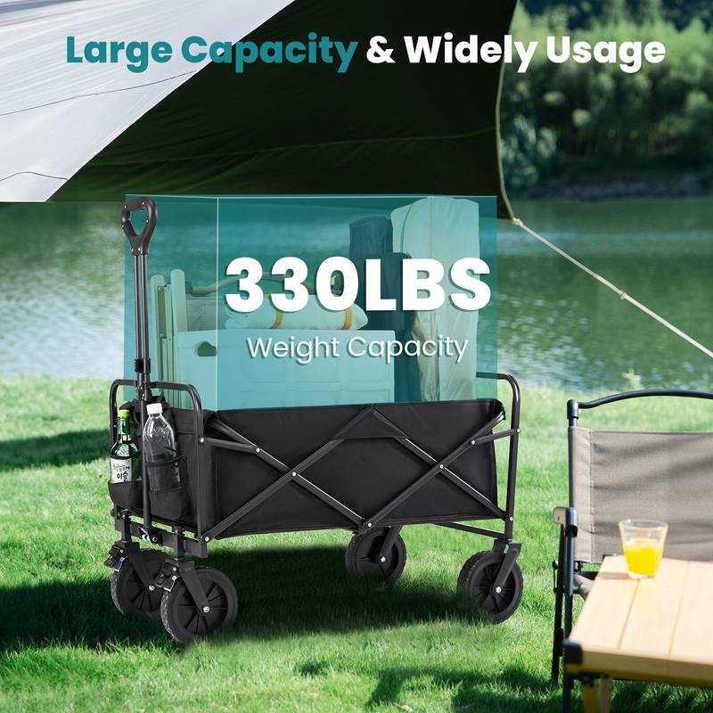 Versatile Foldable Grocery Wagon