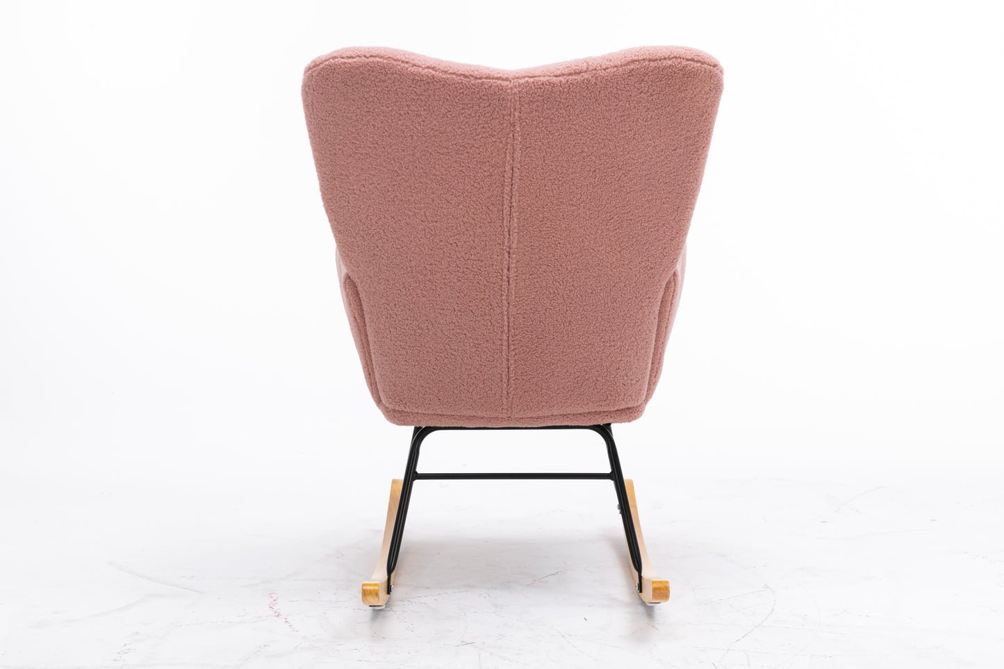 Cozy Pink Tufted Rocker