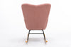 Cozy Pink Tufted Rocker