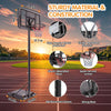 Adjustable Basketball Hoop Set with Balls and Accessories