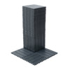 Rain-Ready Interlocking Patio Tiles - Grey