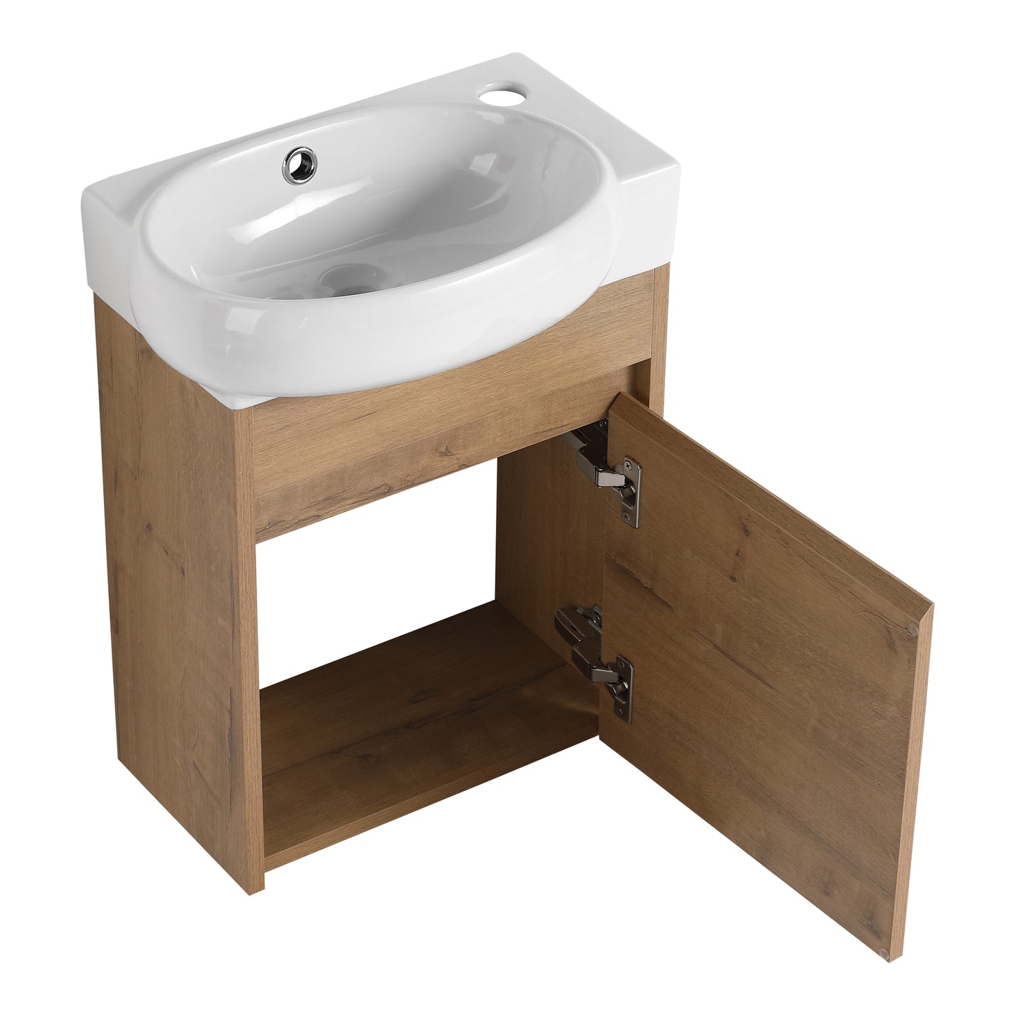 Compact Soft Close Bathroom Vanity with Sink