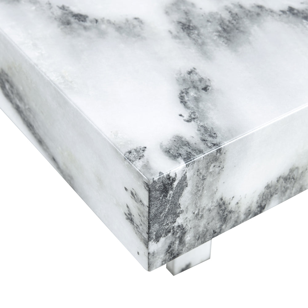 Chic Marble-Style Coffee Table