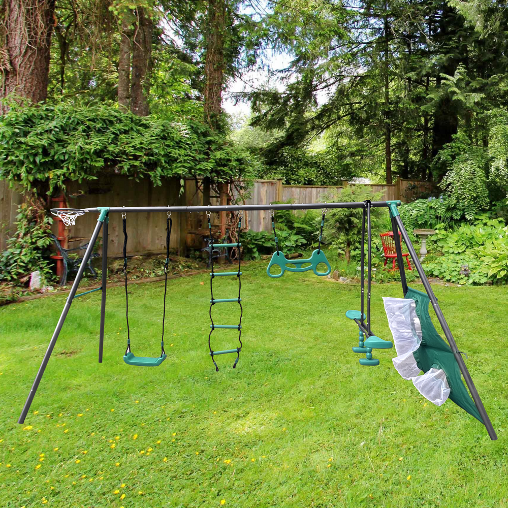 Adventure Swing Set: Safe Dual Seats for Endless Fun!