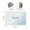 Sleek Silver Rectangle Wall Mirror