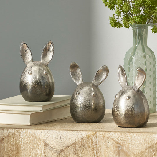 Charming Bunny Trio Decor