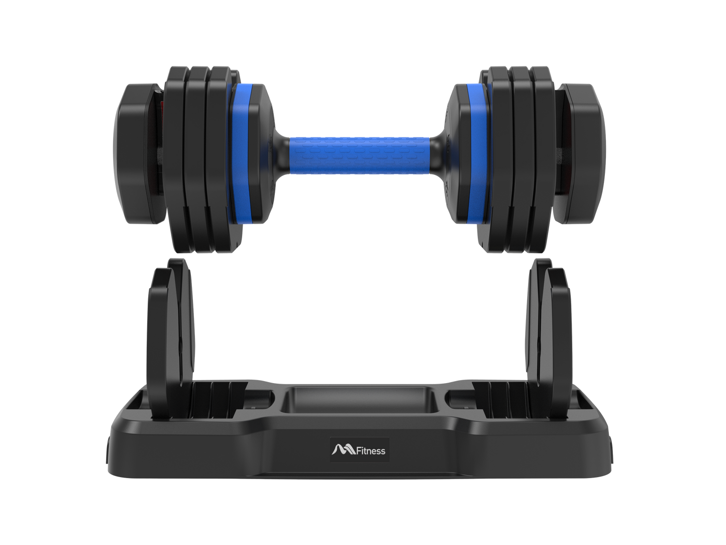 Quick-Adjust Fitness Dumbbells - Pair with Secure Grip for Full-Body Workouts