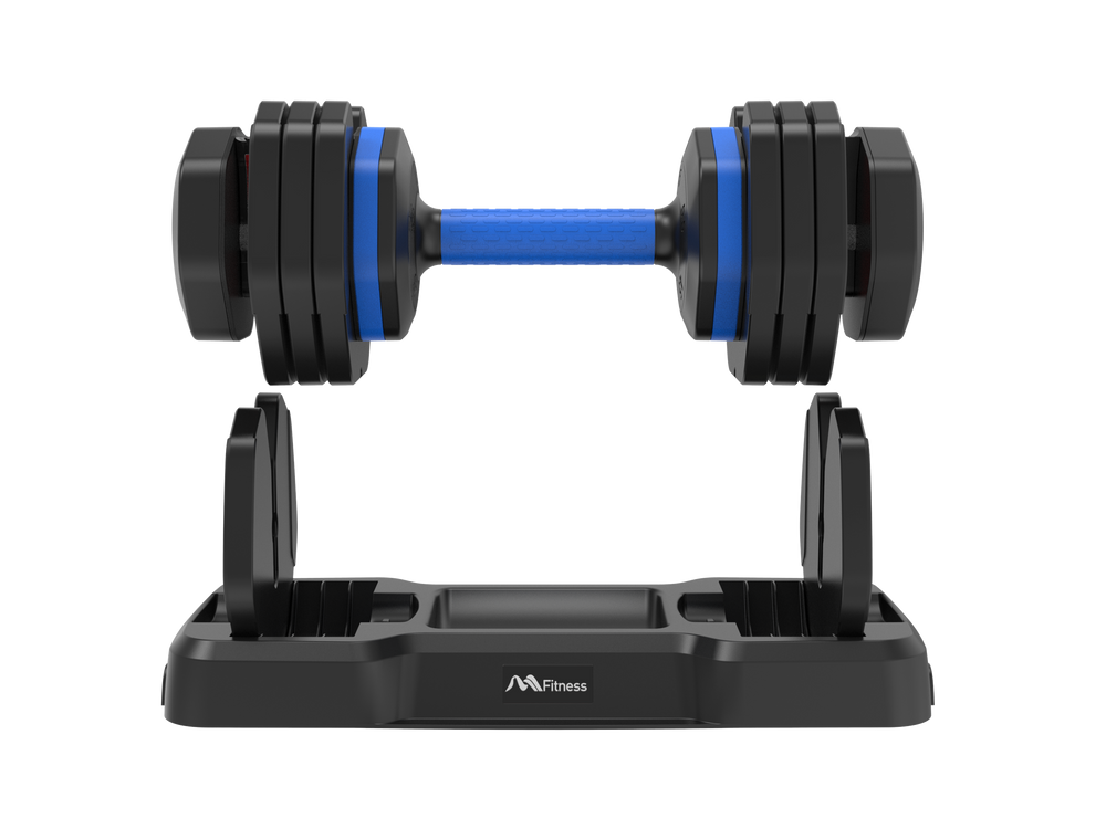 Quick-Adjust Fitness Dumbbells - Pair with Secure Grip for Full-Body Workouts