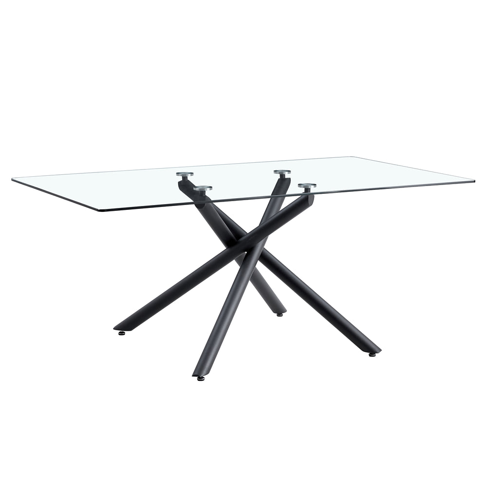 Sleek Glass Dining Table for Stylish Gatherings