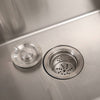 Sleek Stainless Steel Sink with Faucet & Drain System
