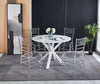 Chic Plastic Dining Chair Set