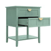 Charming Americana 2-Drawer Nightstand