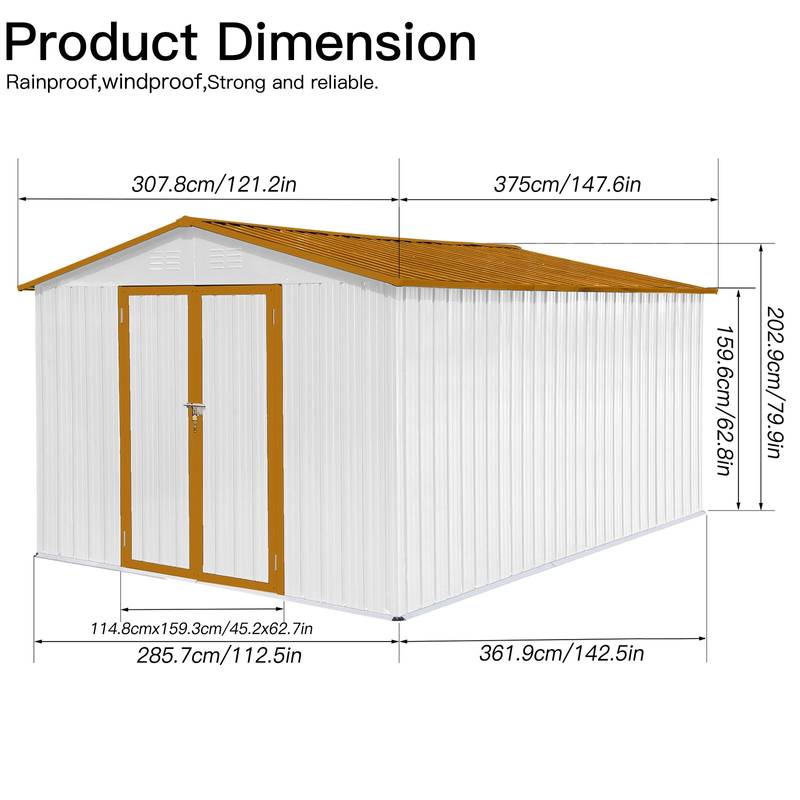 Sunny Garden Shed