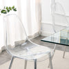 Clear Comfort Chairs - Set of Four