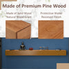 Cozy Pine Fireplace Shelf