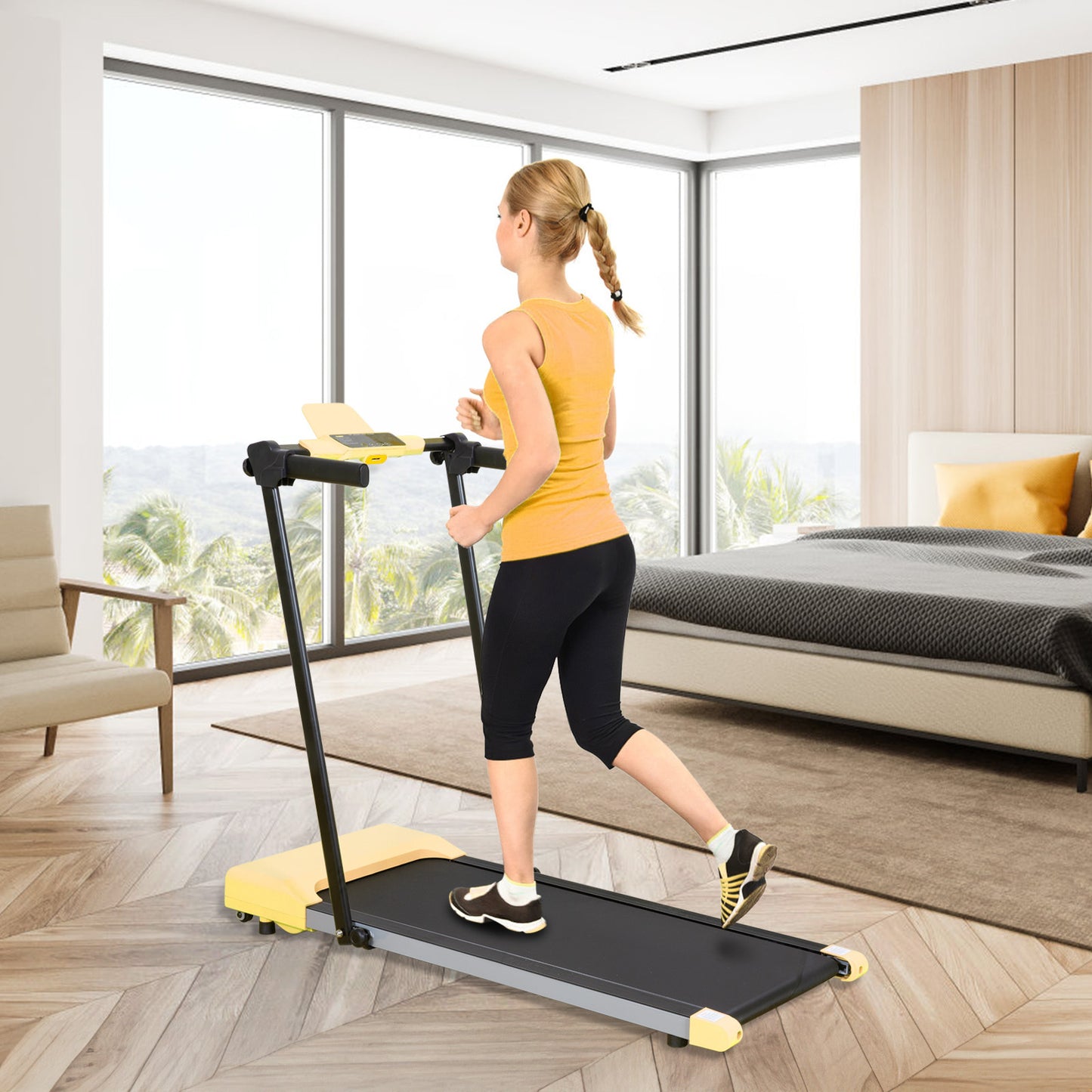 Home Treadmill with LED Lights