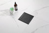 Stylish Square Shower Drain with Removable Grate