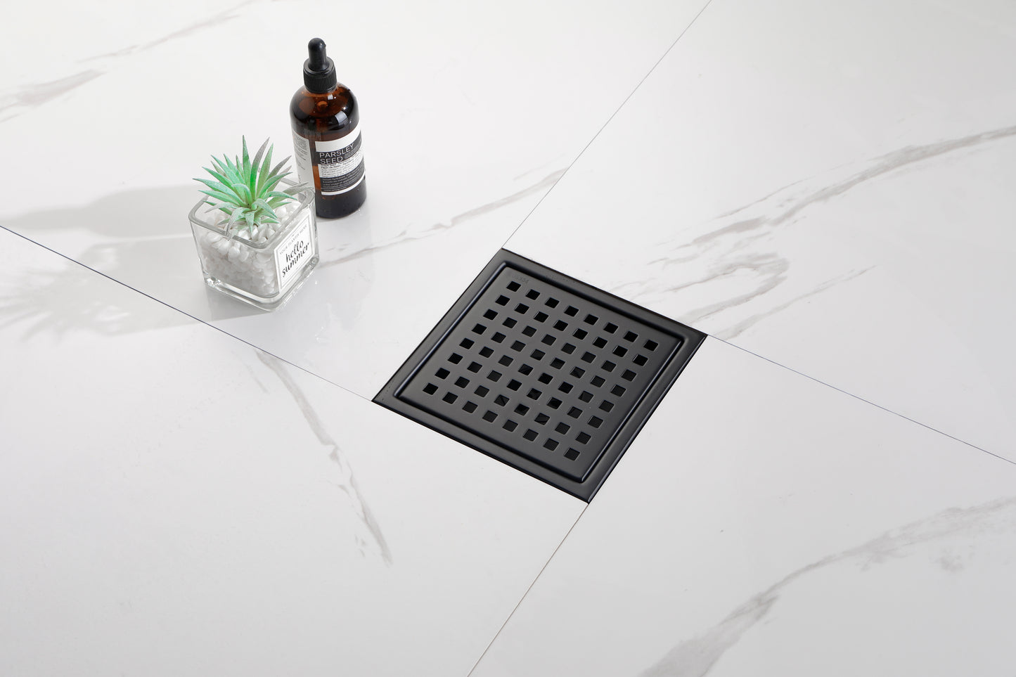 Sleek Square Shower Drain