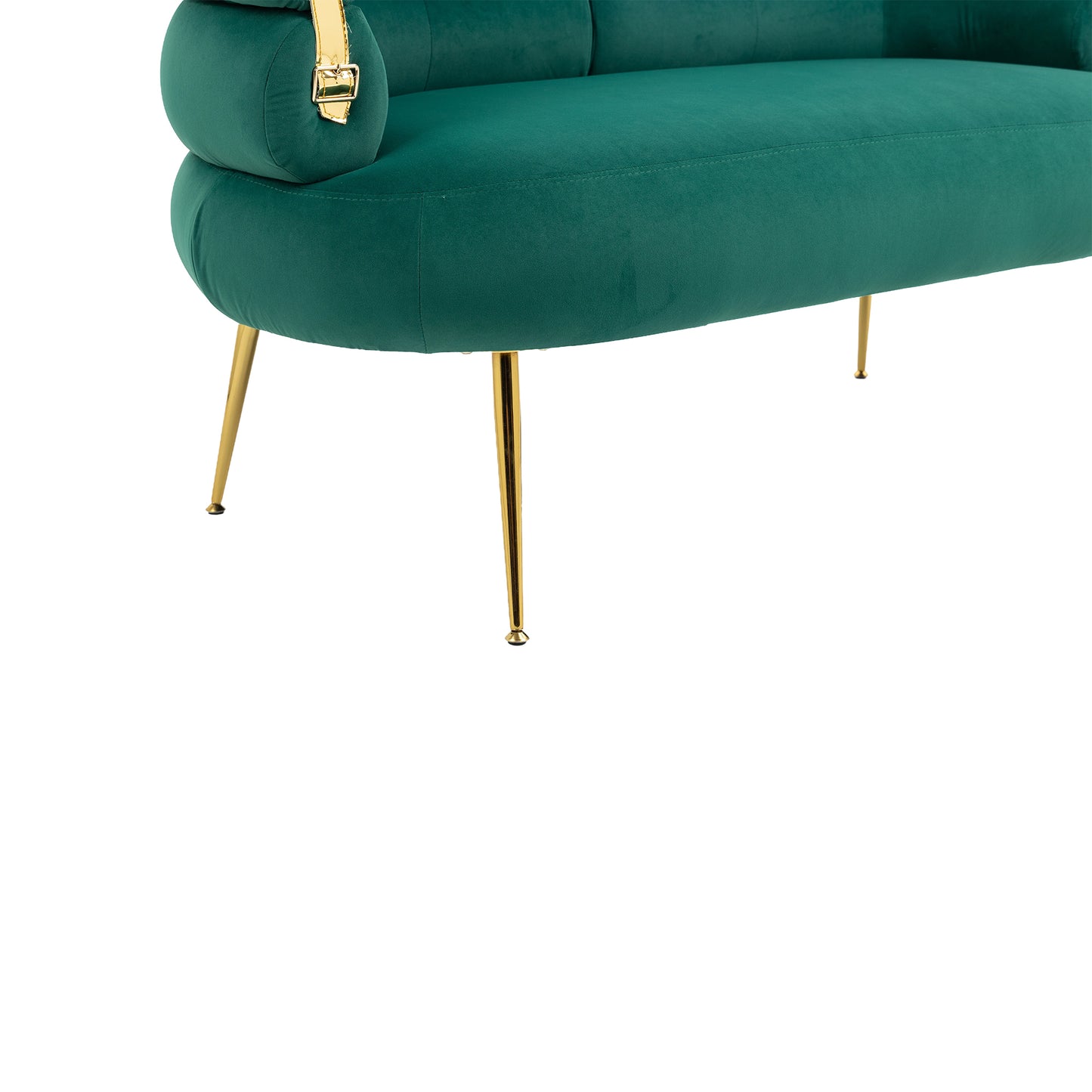 Chic Green Mini Loveseat