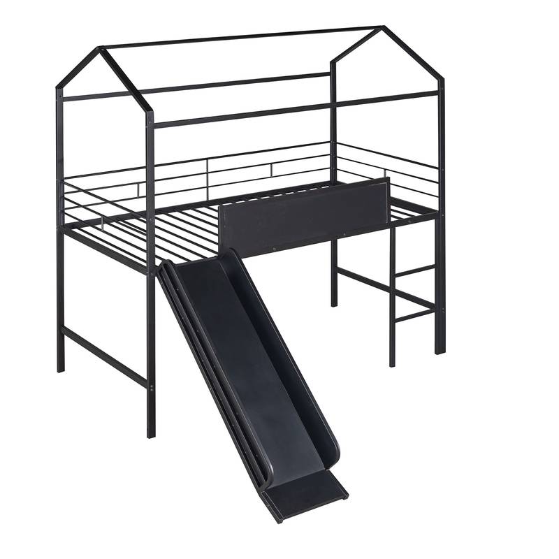 Slide & Write Metal Loft Bed