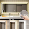 Luxe Glow LED Bathroom Mirror with Smart Touch & Anti-Fog