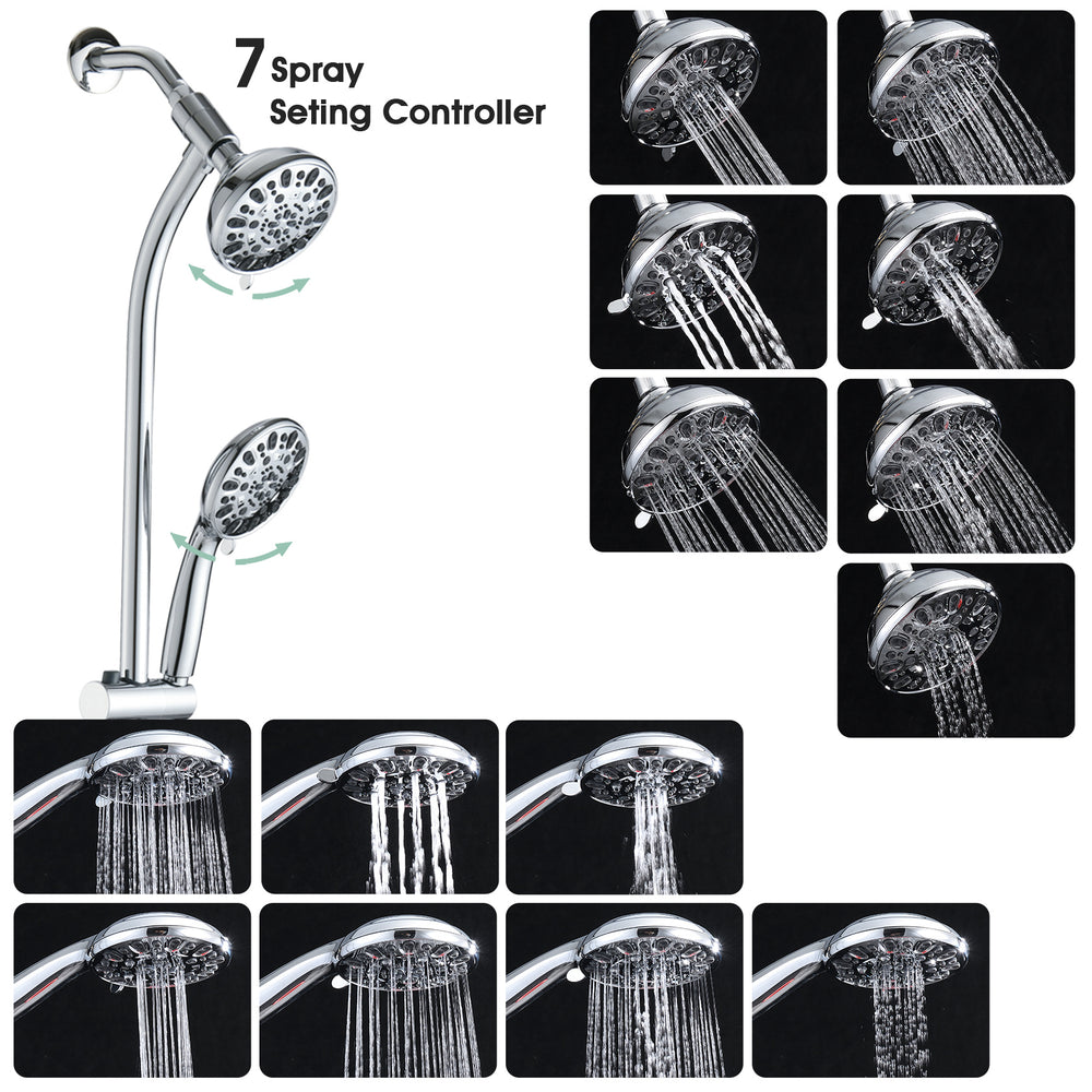 Spa-Style Dual Rain Shower Combo