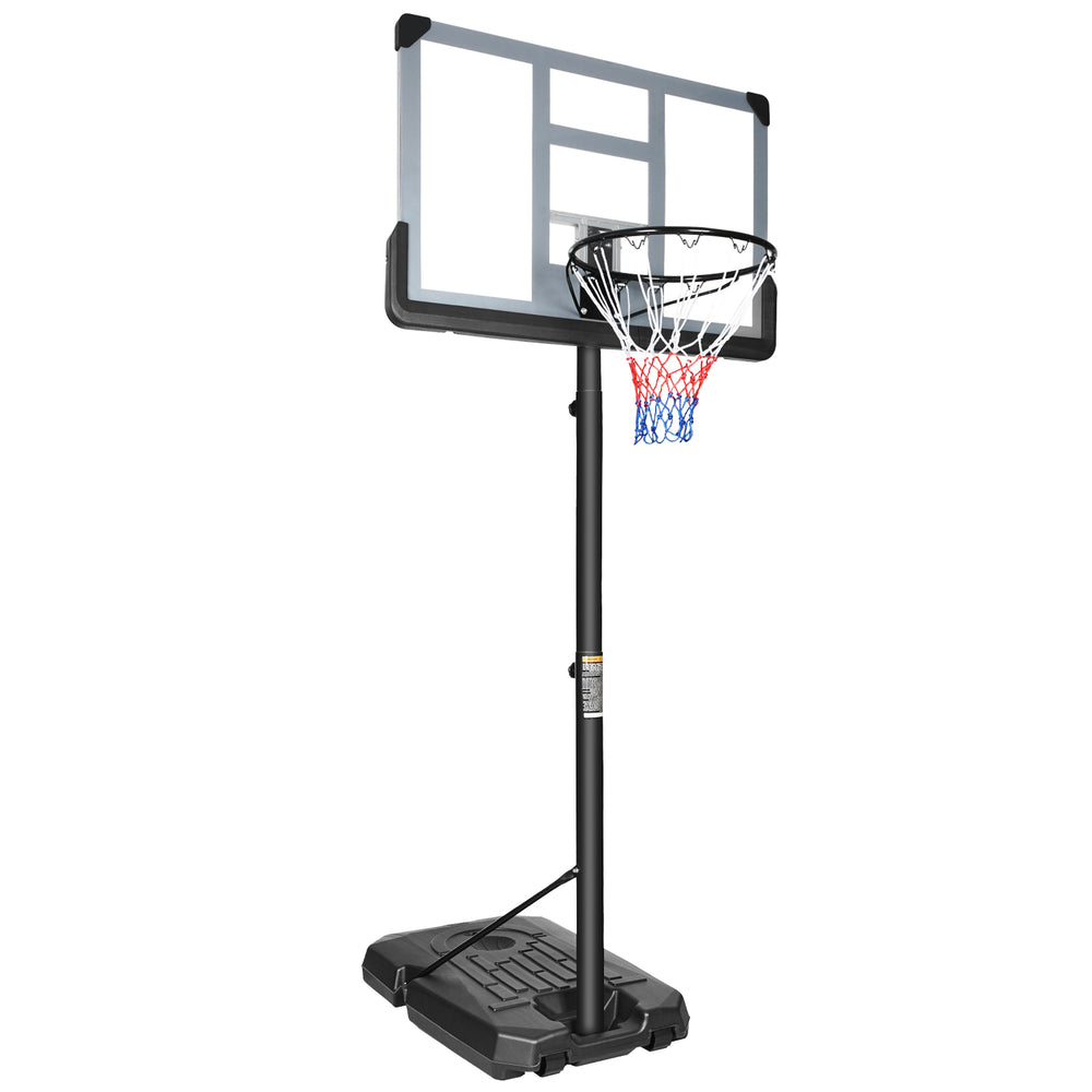 Adjustable Portable Basketball Hoop with Wheels