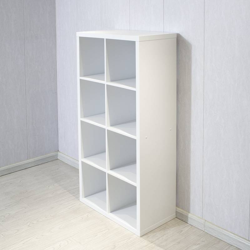 Modern White Cube Organizer: Stylish Storage for Home & Office