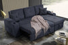 Cozy Corner Convertible Sofa with Storage