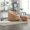 Cozy Comfort Bean Bag Chair with Footrest