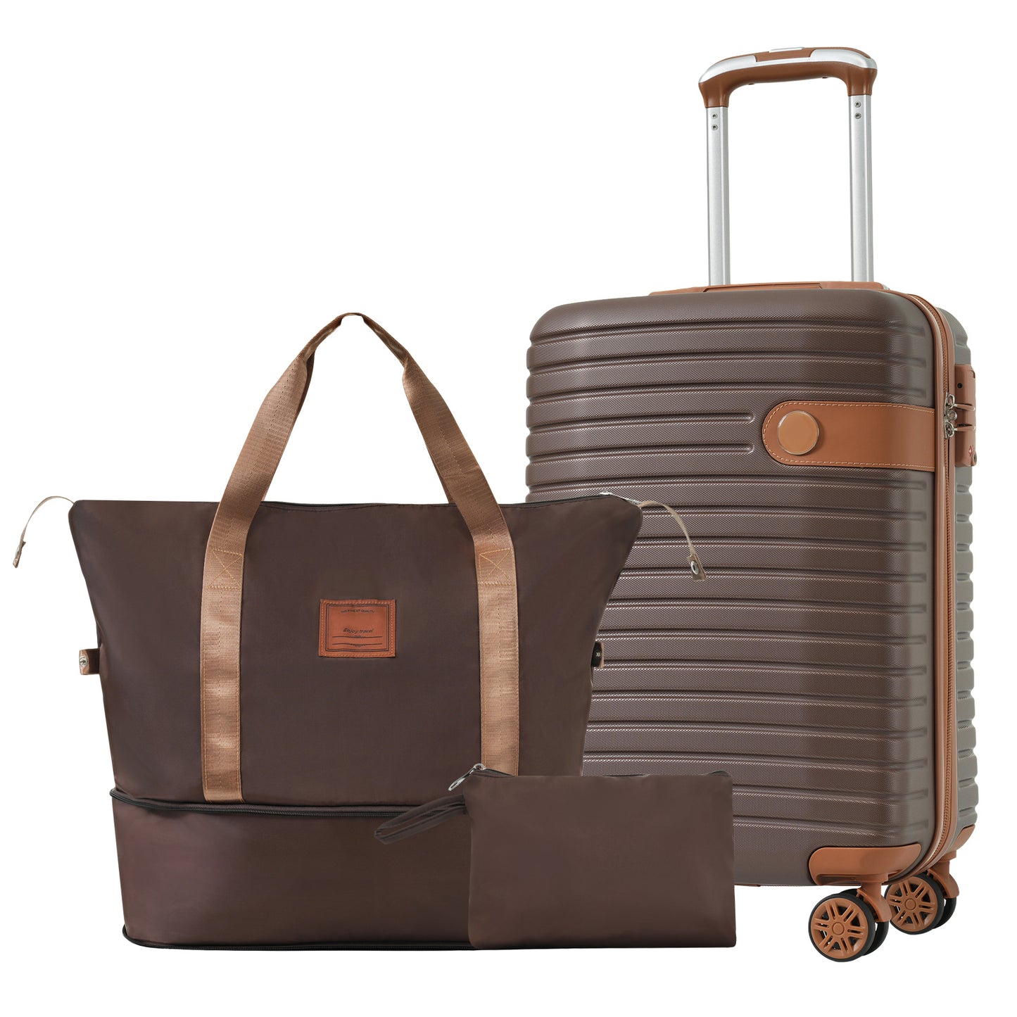 TravelMate Trio: Lightweight Carry-On Luggage Set