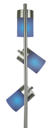 Adjustable Elegance: Stylish Blue-Head Floor Lamp