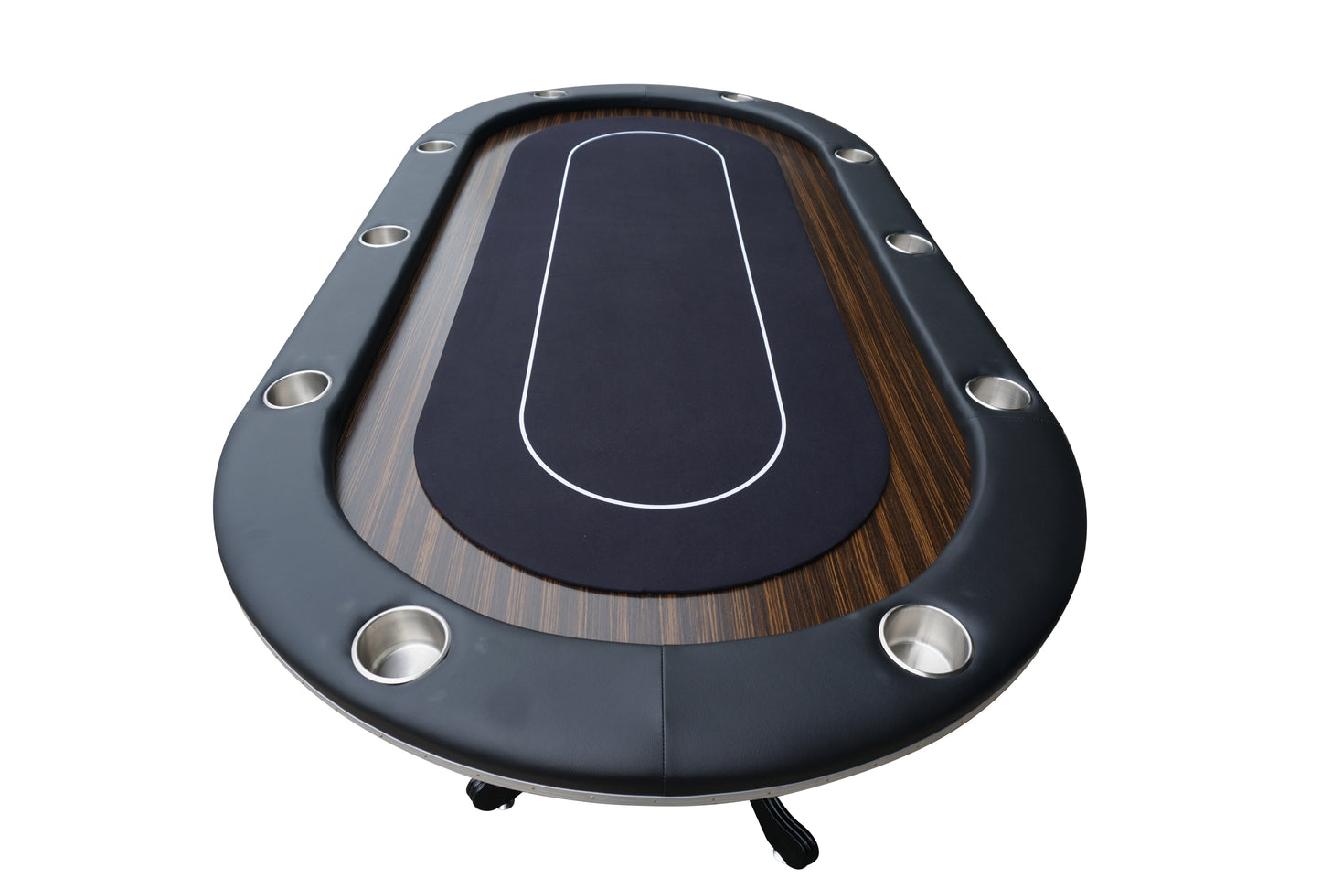 Chic Oval Aura Waterproof Poker Table