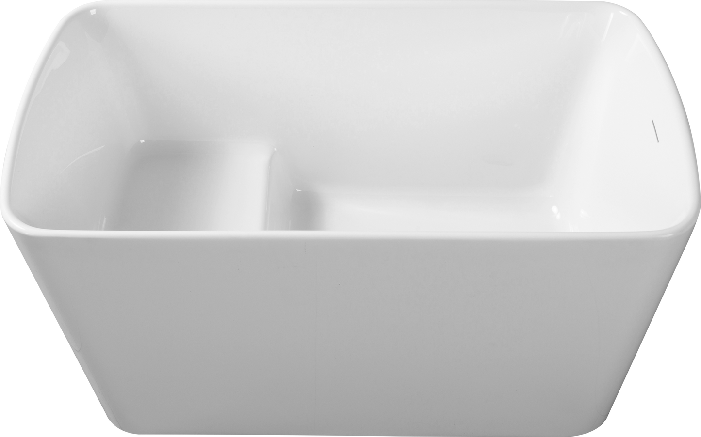 Square Japanese Soaking Tub - Freestanding Acrylic Bliss